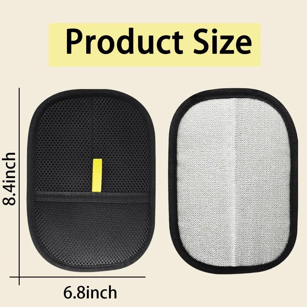 Pet Fur Remover Glove, Anti-Static Reusable Hair Removal Brush for Sofa, Carpet, Clothes, Household Cleaning